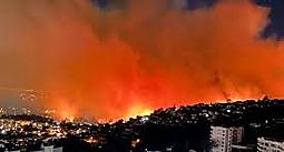 Incendios en Chile dejan 24 muertos, más de 1.100 heridos y 1.000 viviendas destruidas