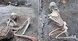 Exhuman dos nuevos esqueletos en las ruinas de Pompeya
