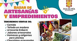 Municipio de Panamá invita al Bazar de Artesanías y Emprendimientos
