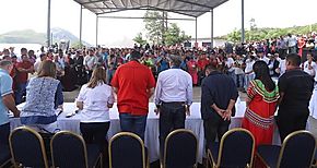 Presidente Cortizo y su Gabinete realizan gira de trabajo en Llano Tugr