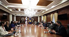 Presidente Cortizo Cohen recibe a mandataria de Kosovo Vjosa Osmani Sadriu