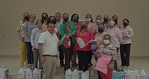 Alcaldía de David MEDUCA y PNUD entregan productos de limpieza a 35 centros educativos del distrito
