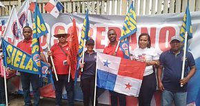 Sindicatos de Panam continan protestando contra el contrato minero de Minera Panam