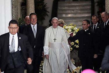 Papa Francisco pide en Panam transparencia en los Gobiernos y en sector privado