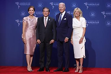 Cortizo recibi la bienvenida del presidente Biden a IX Cumbre de las Amricas