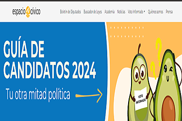 Espacio Cvico lanza su Campaa Voto Informado con la activacin de la Gua de Candidatos 2024