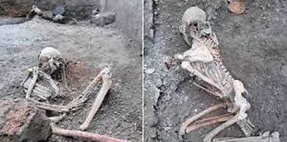 Exhuman dos nuevos esqueletos en las ruinas de Pompeya