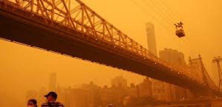 Los incendios en Canadá cubren Nueva York de una niebla apocalíptica